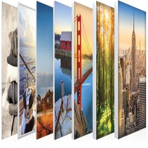 Backlit Light Durable Fabric LED Advertising Light Box Signs 500x700mm