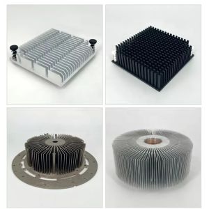 Small Size CPU Heatsink Custom Aluminum Radiator OEM Drawing