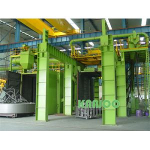 380V Electric Hanger Type Shot Blasting Machine With High Dust Collection