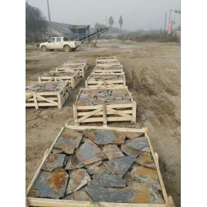 Multicolor Slate Random Flagstone,Slate Crazy Stone,Landscaping Stone,Irregular