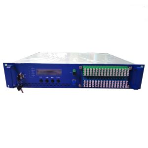 GPON CATV High Power EDFA Amplifier 64 Ports With WDM Dual Power Supply