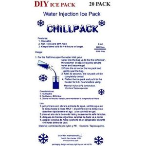 Reusable Injecting water Gel Ice Pack Water Injection Freeze Dry Ice Pack For