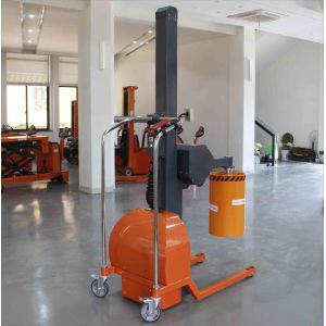 Semi Electric Pneumatic Roll Turner Stacker For Packing Industry