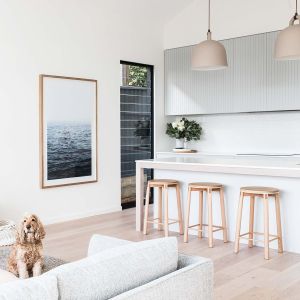 Moisture Proof Modular White Melamine Kitchen Cabinet With Sink And Faucet