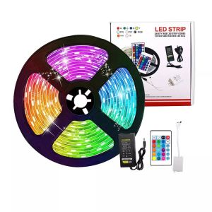 Ir Control Indoor Decoration 5050 RGB LED Strip 12V 5m 10m 60d/M Waterproof SMD