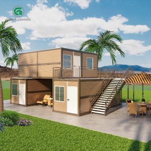 Customization Of Container Folding Homes For Trade Fairs