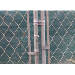 6'x12' temporary chain link fence steel tubing 1½"(38mm) 1⅗"(40mm) mesh 2"x2"/