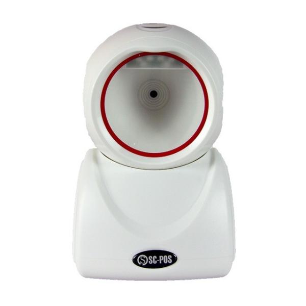 White SC-R88 Speed 1D/2D QR Code Scanner for Fast Food Restaurant and Payment
