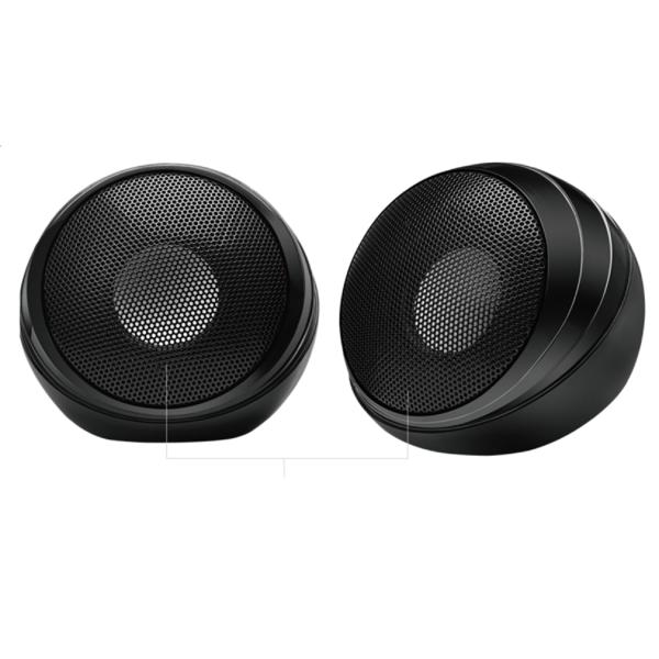 Wired Computer Speaker ABS Plastic With Iron Mesh Design 2-inch Speaker Driver