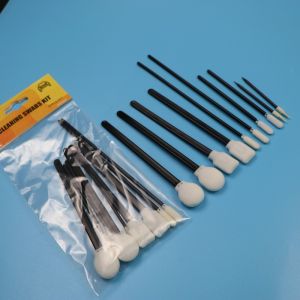 Portable Black Handle Sponge Foam Swab Precision Cleaning Swab Kit Car Cleaning