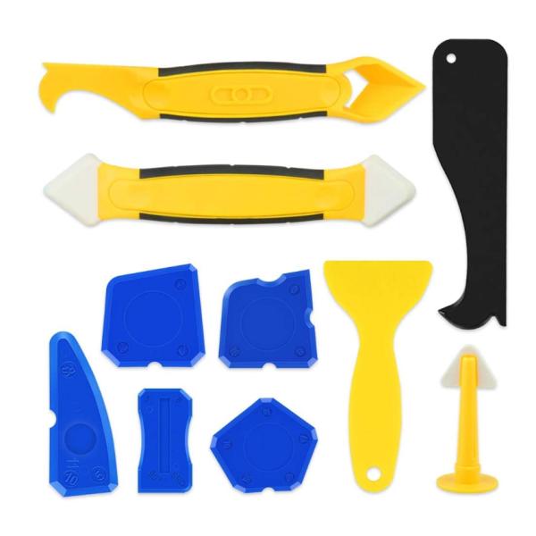 3pcs Sealant Remover Tool 6pcs Silicone Sealant Finishing Tool 1 Caulking Gun Nozzle 10PCS Silicone Caulking Tool Kit