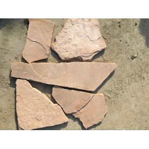 Pink Sandstone Random Flagstone,Crazy Stone, Irregular Flagstones,Landscaping