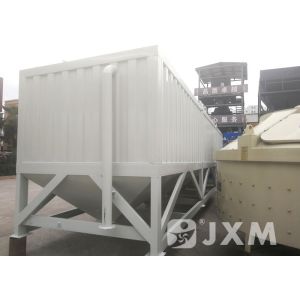 30 Horizontal Cement Silo High Efficiency Belt Conveyor Concrete Batching Plant