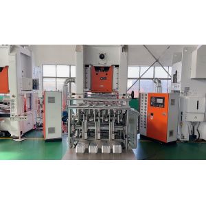 China PLC Controlled Efficient Aluminium Foil Container Making Machine 26KW on sale