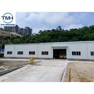 1680sqm Structural Steel H Beam Color Steel Sheet Light Steel Building