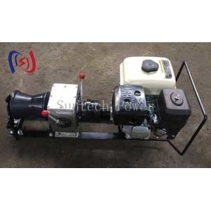 4M/Min - 24M/Min Fast Powered Cable Winch Machine Gasoline Shaft Drive Engine