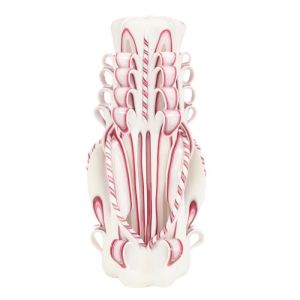 Cheap 100% paraffin wax unscented &amp; handmade 10&quot;craved havdalah candle packed into gift box for sale