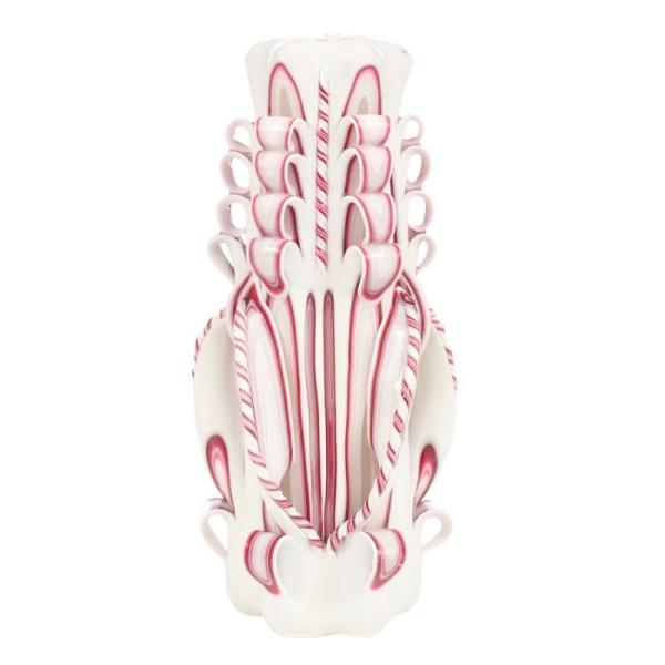 100% paraffin wax unscented & handmade 10"craved havdalah candle packed into gift box