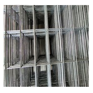 6x6 Reinforcing Welded Wire Mesh Panels for Dog Cage Silver and Corrosion