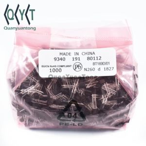 BT169D Transistor BT169D THYRISTOR SCR 400V 800mA Sensitive Gate Through Hole TO