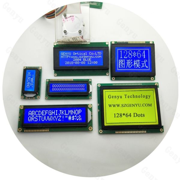 Voltage Supply 5V STN Blue Yellow-Green LCD Screen Module I2C/IIC 4pin PCB 2004