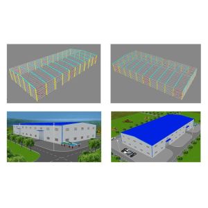 Large Construction Metal Project Warehouse Steel Frame Z Shape Purlin