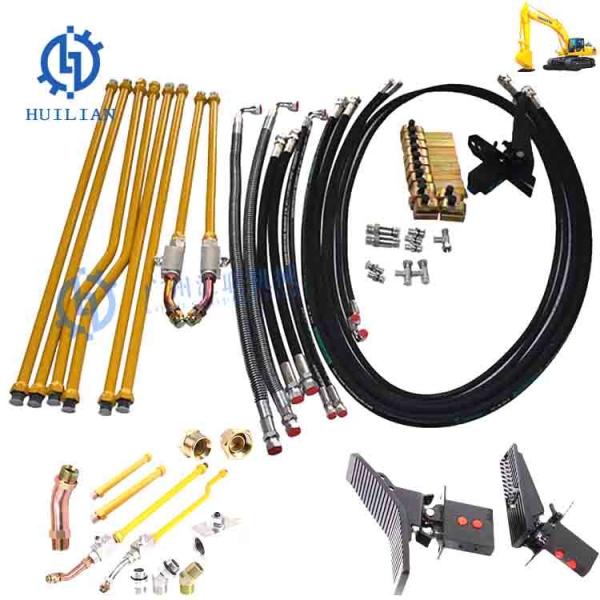 Excavator Attachment Piping Kit Hydraulic Hose Kit Pipeline For R150-9 LG906