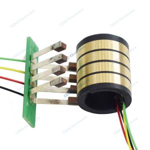 Separate Slip Ring with Two half style and Split Electric Signal Rotary Joint