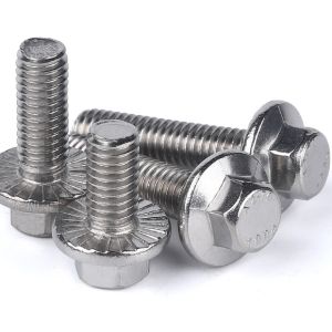 Metric Din6921 DIN6923 Serrated Hex Flange Bolt And Nuts JIS Standard