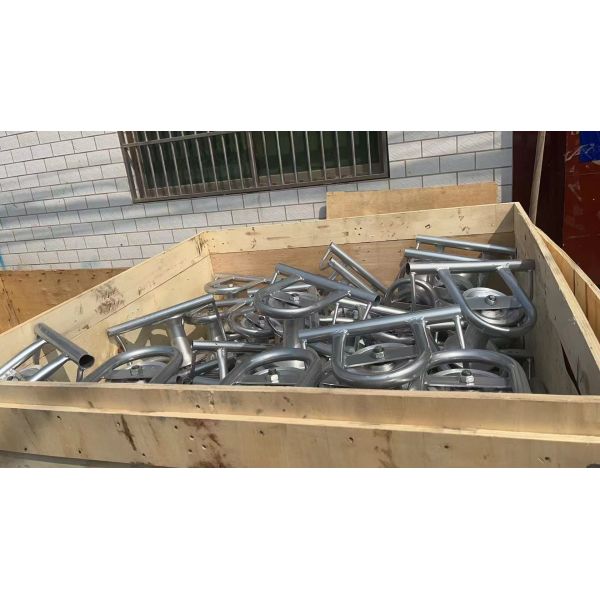 10KN Rated Load Heavy-Duty Aluminum Straight Line Cable Roller for Smooth Wire Pulling in Underground & Overhead Cable Installation