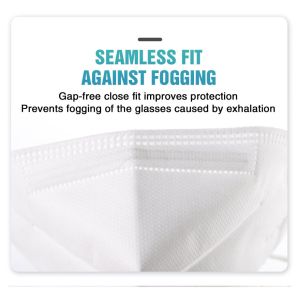 White KN95 Earloop 5 Layers FFP2 Face Mask