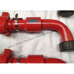 Cheap 1 Inch 30 Type Alloy Steel Forged Swivel Joint API 16C For Oilfield Drilling Red Colour for sale