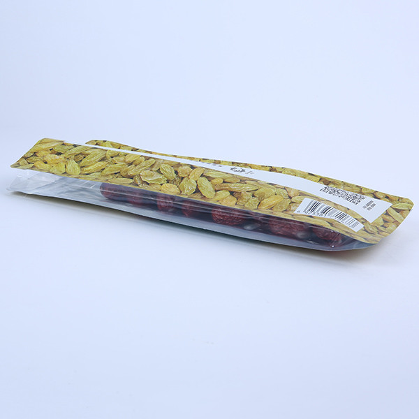 Heat Seal Back 60mic Stand Up Pouch Printing Side Gusset Mylar Bag For Sugar