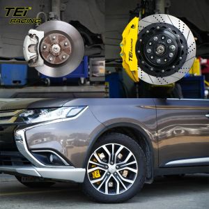 Front 6 pot and rear 4 pot caliper BBK auto brake system For Mitsubishi