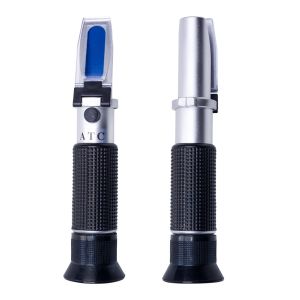 Portable Brix & Salinity Refractometer Meter With Atc / Salt Water Salinity
