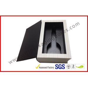 Hot Stampig Emboss Paper Wine Packaging Boxes With Bible Book Shape