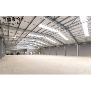 Affordable Steel Prefab Workshop with Painted Roofing and Sandwich Panel