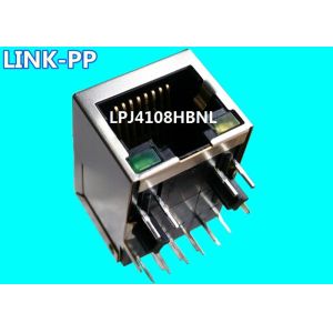 XFATM6Y-CLTZxu1-2MS RJ45 Single Port LPJ4108HBNL 10/100M Tab-Down With LEDs