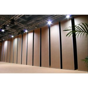 Exhibition Aluminum Operable Partition Walls with Sliding Doors