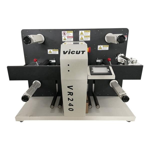 VR240 High Speed Label Cutting Machine with Cold Lamination and Auto Digital