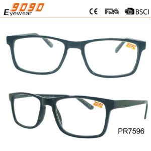 Classic culling rectangle reading glasses with PC frame , spring hinge, suitable