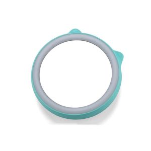 Portable Pocket Mirror Power Bank 2000mAh USB Touch Switch Adjustale LED Light