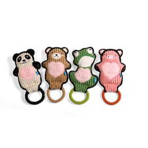 China 19X11cm Plush Squeaky Durable Dog Toys on sale