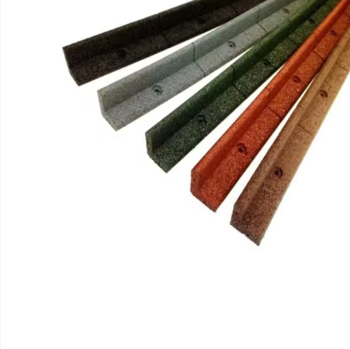 Quality Eco-Friendly Rubber Landscape Edging with Pinhole Interlocking Design and 60-70 ShoreA Hardness wholesale
