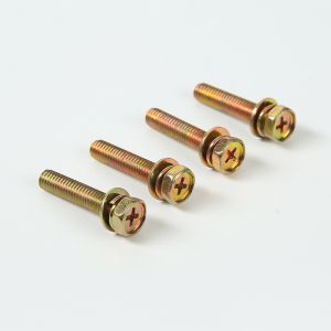 Hexagon Head Colorful Zinc Plated Carbon Steel Gr. 4.8 Bolt for Construction