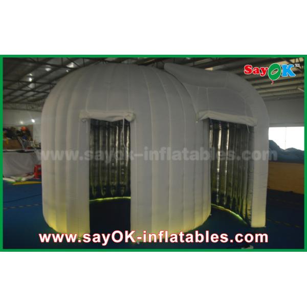 Advertising Booth Displays Wedding Led Spray Inflatable Booth For Sale , Two Years Warranty