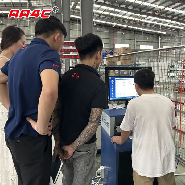 Deliver to VN 2-wheeled motorcycles Centralized testing line include brake force axle load speedometer clamping wheel alignment headlight tester noise