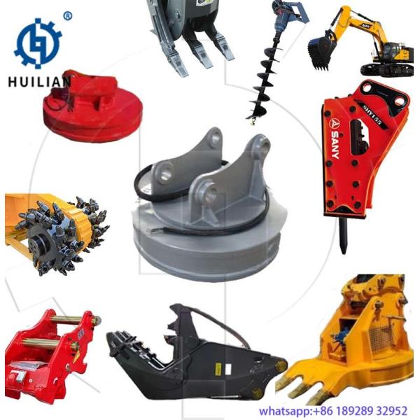 Quality Excavator Attachments Self Electric Electromagnetic Sucker Circular Electro Magnetic Chuck  Suitable 5-30Ton wholesale
