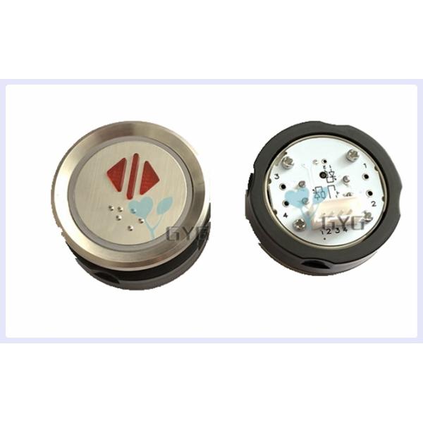 STAINLESS STEEL ROUND CONTROL ELEVATOR SWITCH BUTTON DC12V/24V