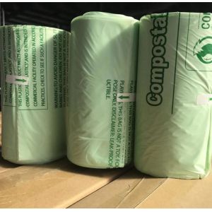 CUSTOMIZED COMPOSTABLE VEST CARRIER BAG, Foldable Compostable Plastic Vest